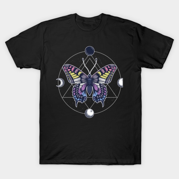 Bigender Butterfly T-Shirt by Psitta